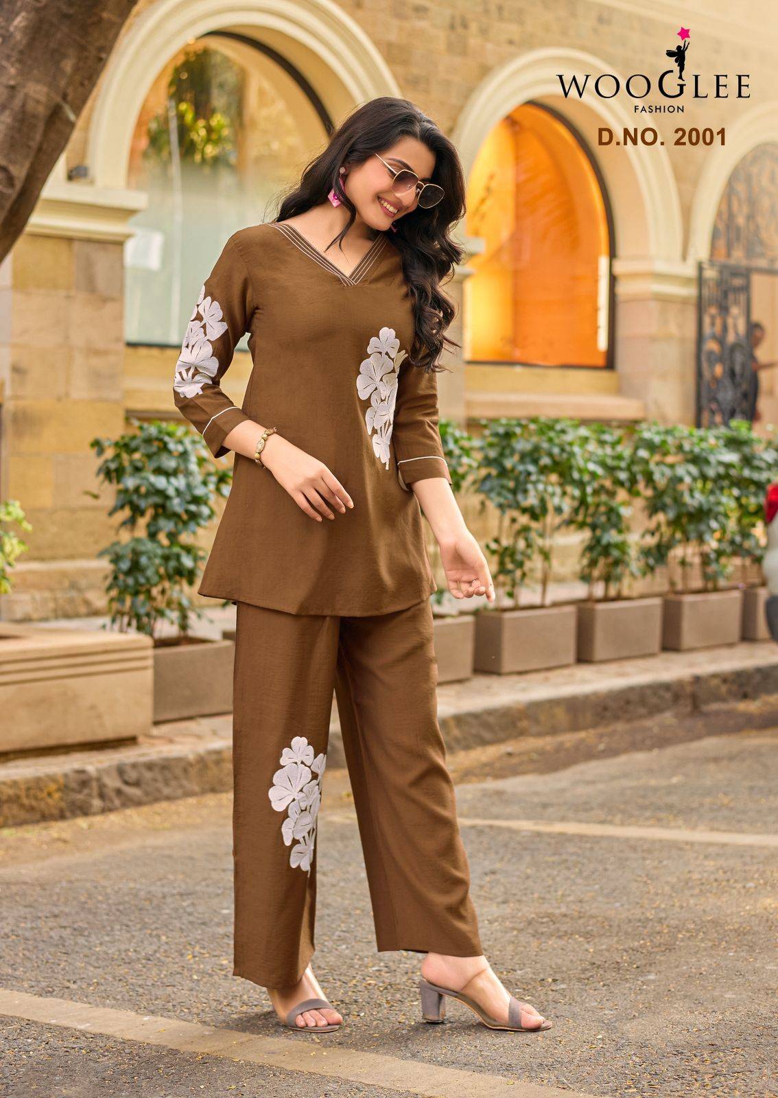 Livonia By WOOGLEE 2001 To 2005 Series Indian casual Viscose co-ord sets At Wholesale Price